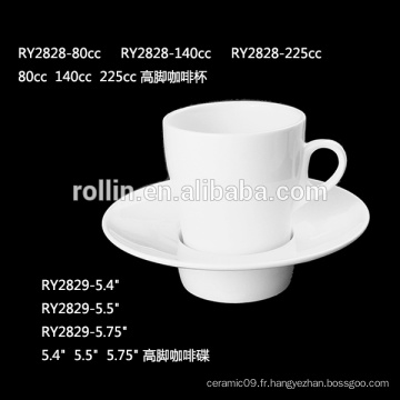 Hot Sell Hotel & Restaurant Coffee Cup, Coupes Gifted Cup Espresso, glaçage en porcelaine